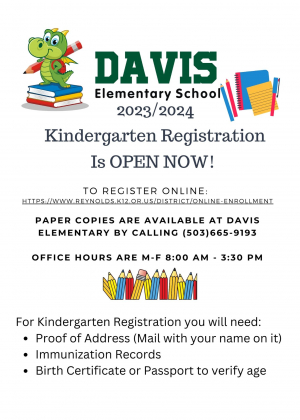 Davis Open Registration