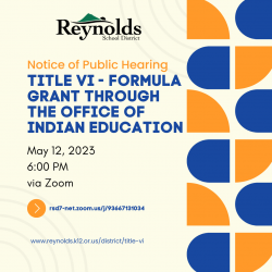 TITLE VI — FORMULA GRANT THROUGH THE OFFICE OF INDIAN EDUCATION 