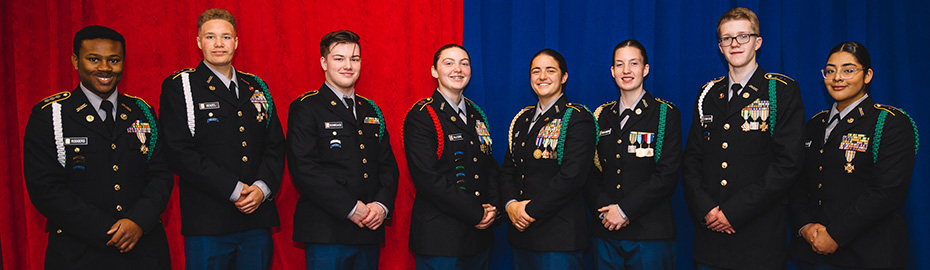 JROTC members on Living History Day