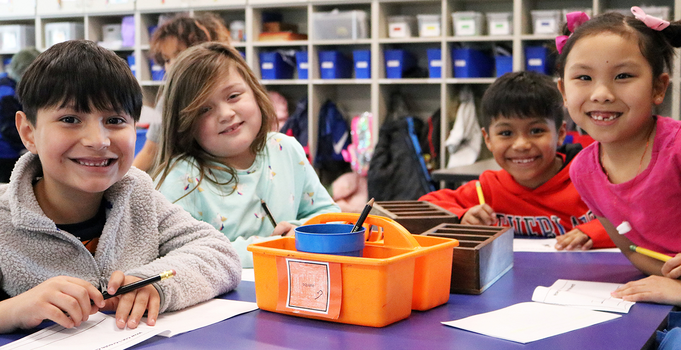 Students at Troutdale Elementary