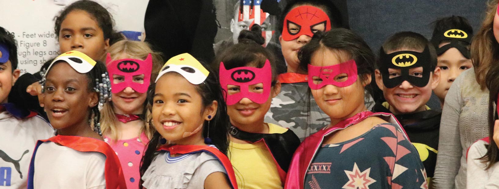 Kids in costumes