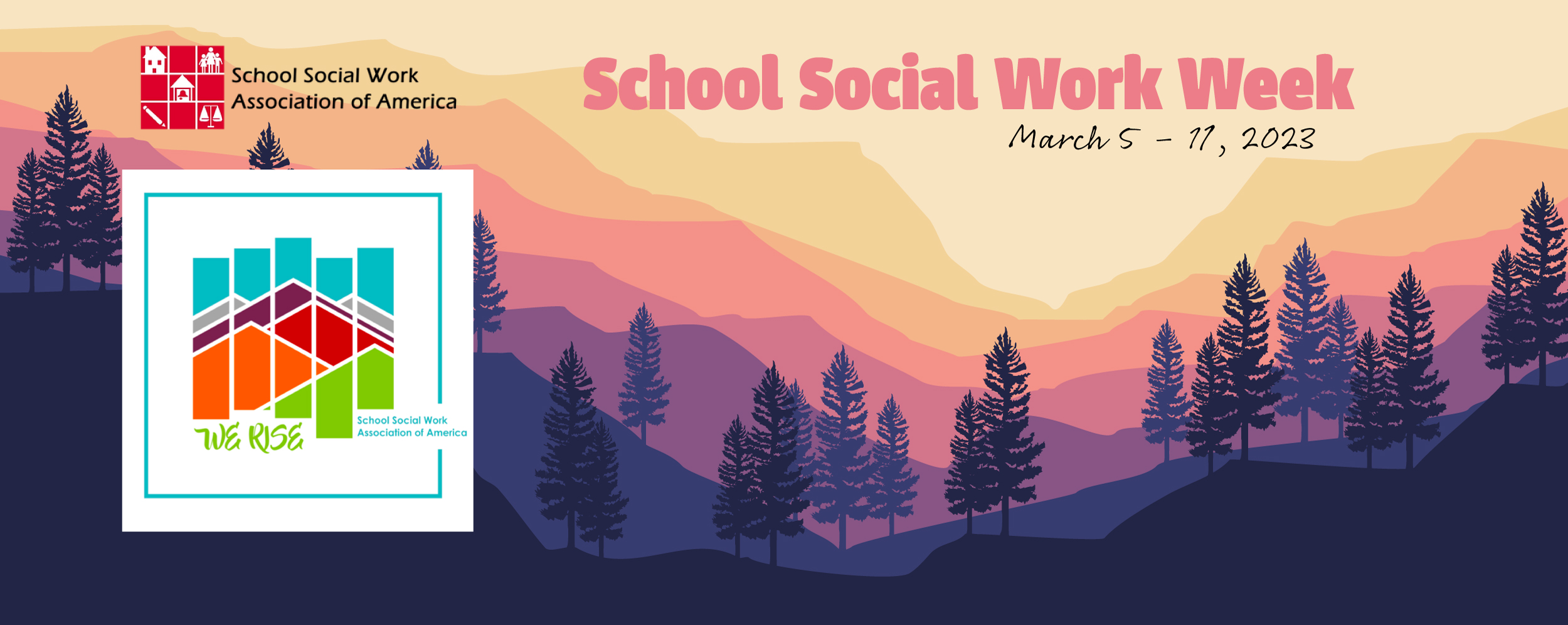 National School Social Worker Appreciation Week Banner