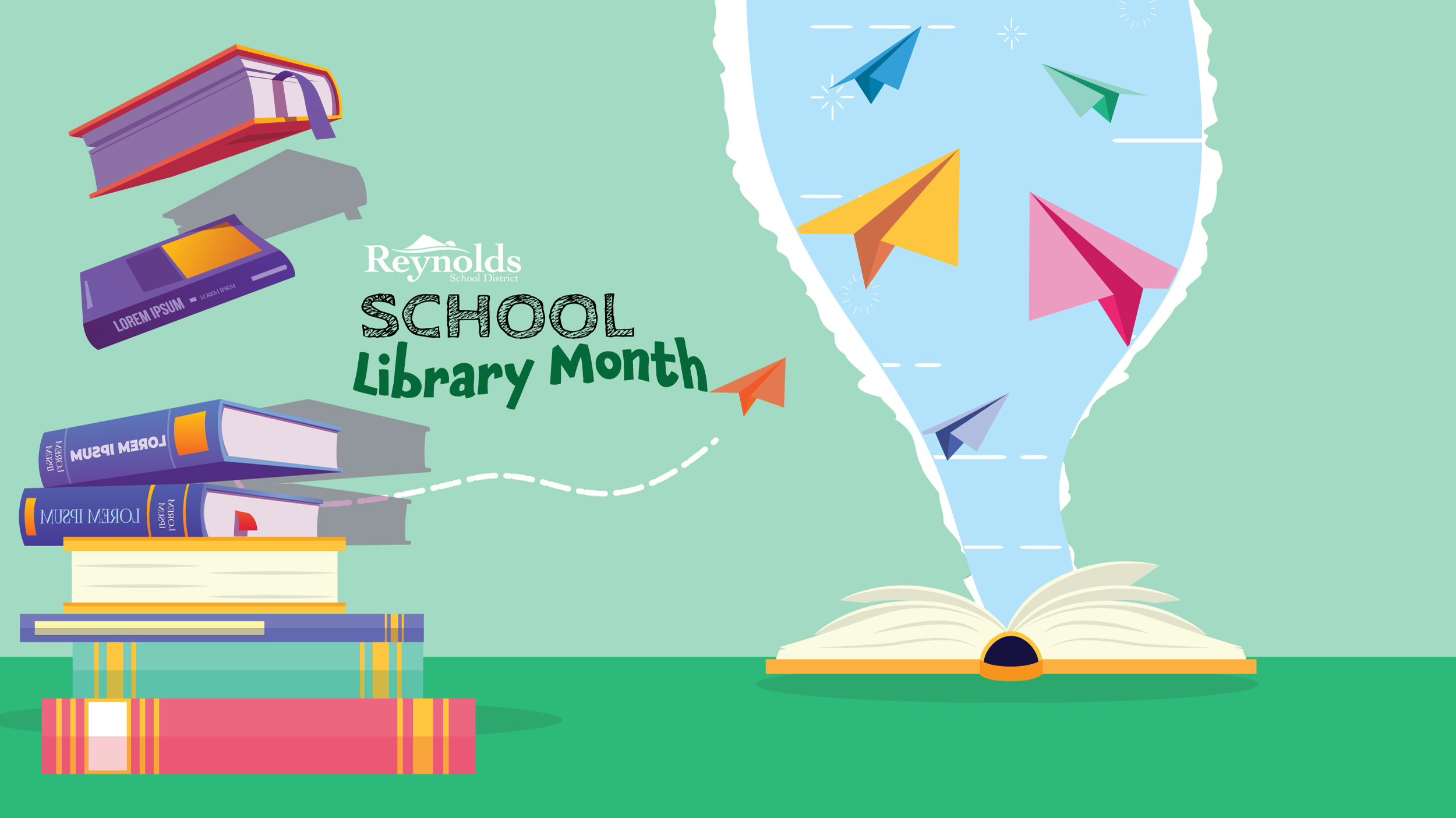 School Library Month Banner