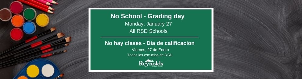 No School on Monday, January 27th