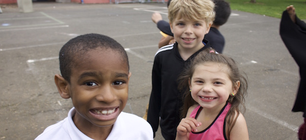 Three Glenfair Students smiling