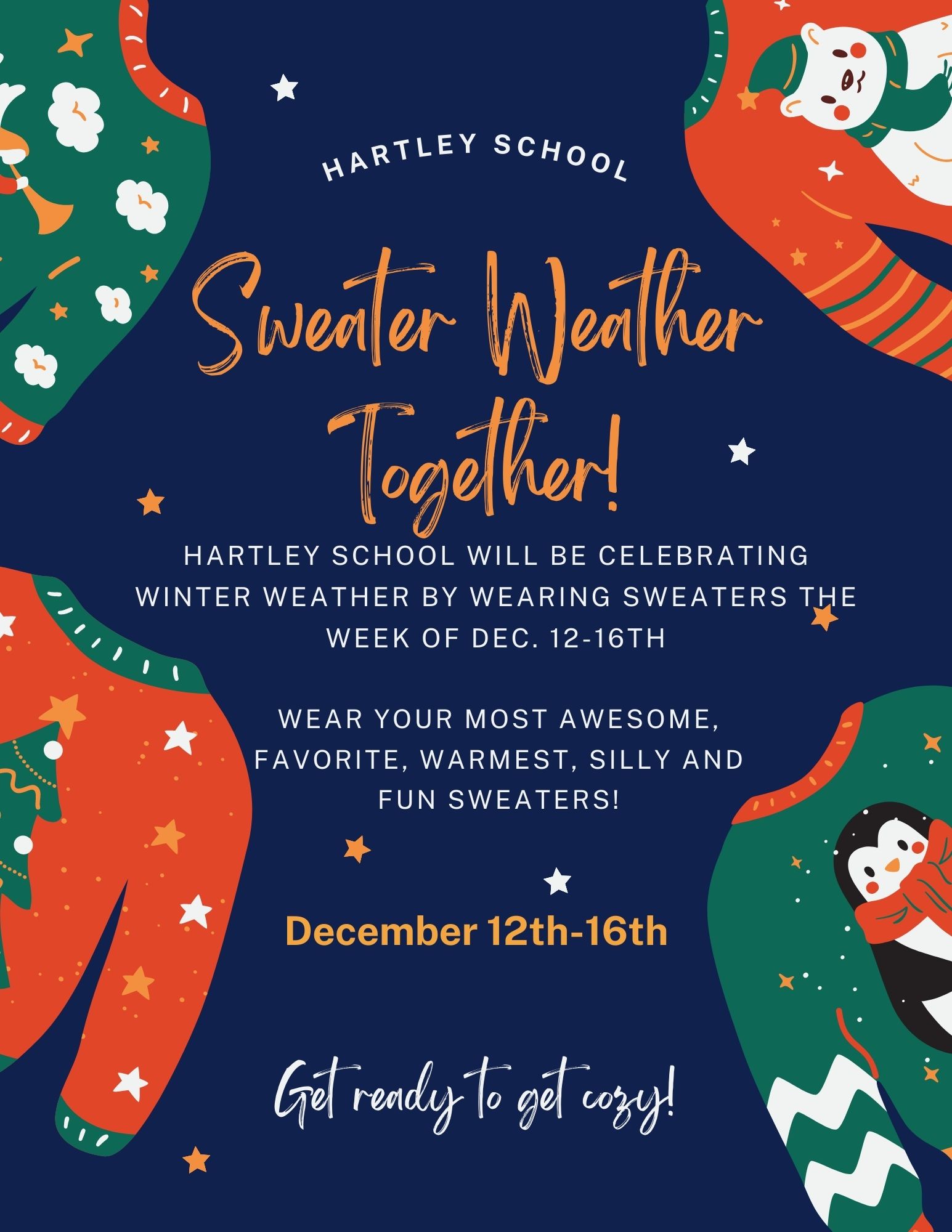Sweater Weather Together! Reynolds School District Oregon
