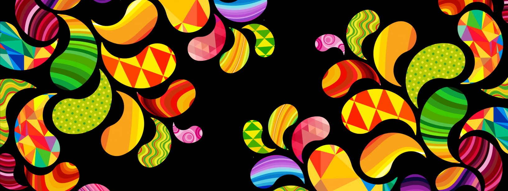 colorful drops