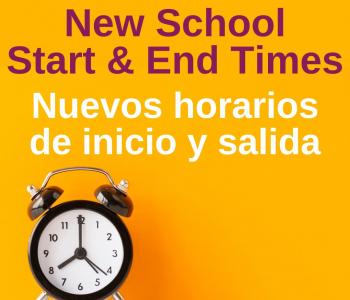 New school start and end times