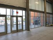 Inside new entryway to RHS