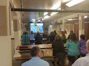 Parents and Community members gather for BLRB's Open House presentation