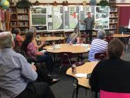 Participants learn about landscaping features