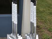 Shovels made by the RHS workshop students for the ceremonial groundbreaking