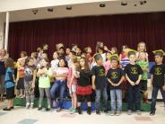 Sweetbriar students get ready to perform their new school song