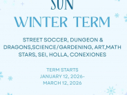 English Winter Term Flyer