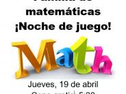 Spanish Math Night Invitation