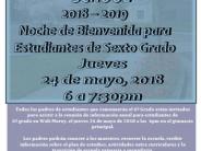 Spanish Math Night Invitation