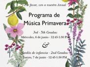 Spanish Spring Program Flier 