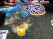 Painting Stormdrain Mural Drain Mural