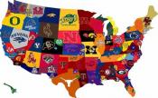 US COLLEGE MAP