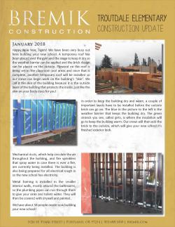 Troutdale Construction Update