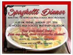 Spaghetti Feed Flier 