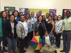 School Board and Community Members Celebrating Resolution 2016_17.003 Proclaiming Indigenous Peoples' Day