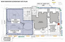 New Fairview Dropoff/Pickup Areas