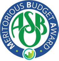 meritorious budget award seal