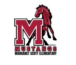 Margaret Scott M and Mustang Logo
