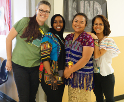 Staff at Newcomer Fair