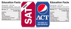 SAT VS ACT POP CANS