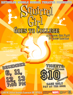 Theater Production Flyer