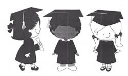Cute Little Kinder Graduates