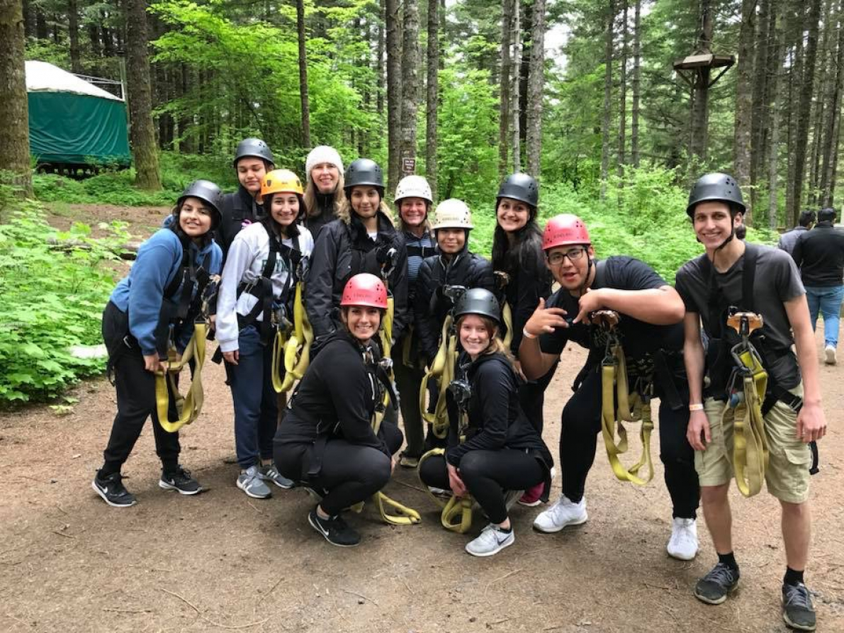 AVID Students Ropes Course