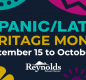 hispanic/latinx heritage month web banner