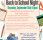 Back to School Night
