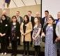 Students honored at Gresham City Hall pose.