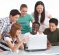 Students Checking Grades Online