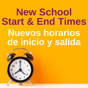 New school start and end times