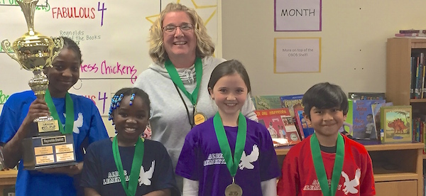 Reynolds Battle of the Books Winning Team 2018